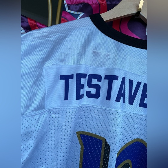NWT Rare Vintage Vinny Testaverde NFL Baltimore Ravens Jersey Logo Athletic USA - Picture 16 of 16